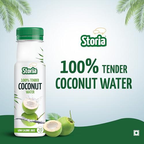 Storia Storia 100% Tender Coconut Water, No Added Sugar, No Added Flavours - 200ml PET (Pack of 30)