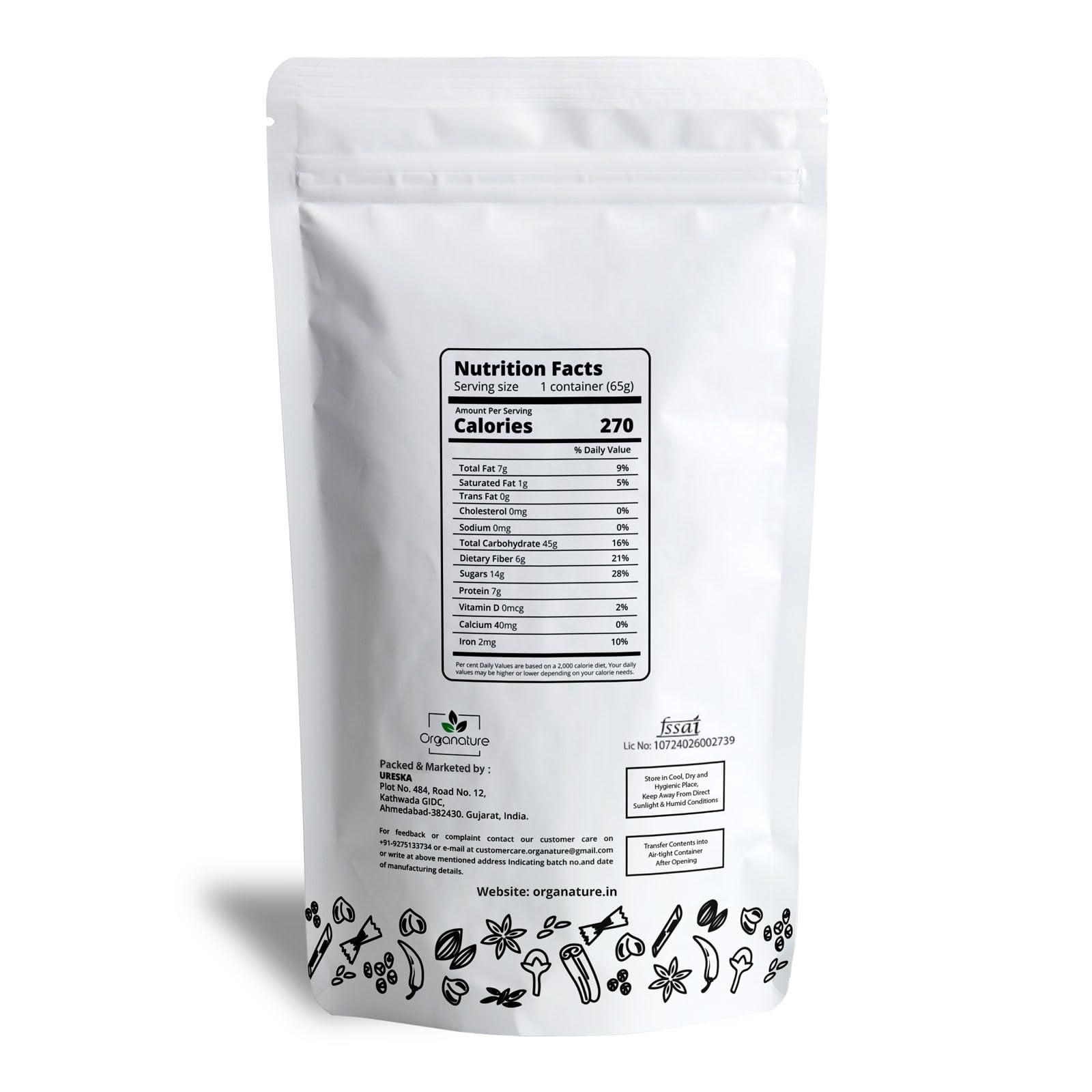 Organature Organature Super Healthy Mixed Nuts, Assorted Dry Fruit Nut Mix with Seeds, Raisins for Eating, Mixes Dry Fruits (850 Grams)