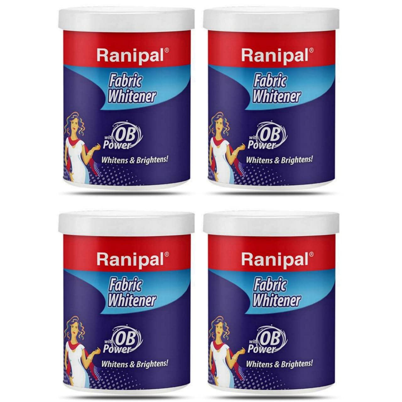Ranipal Ranipal Fabric Whitener/Cloth Whitener for Your White and Colored Clothes | Ranipal Fabric Whitener Powder Detergent - Pack of 4 (75 Gm)