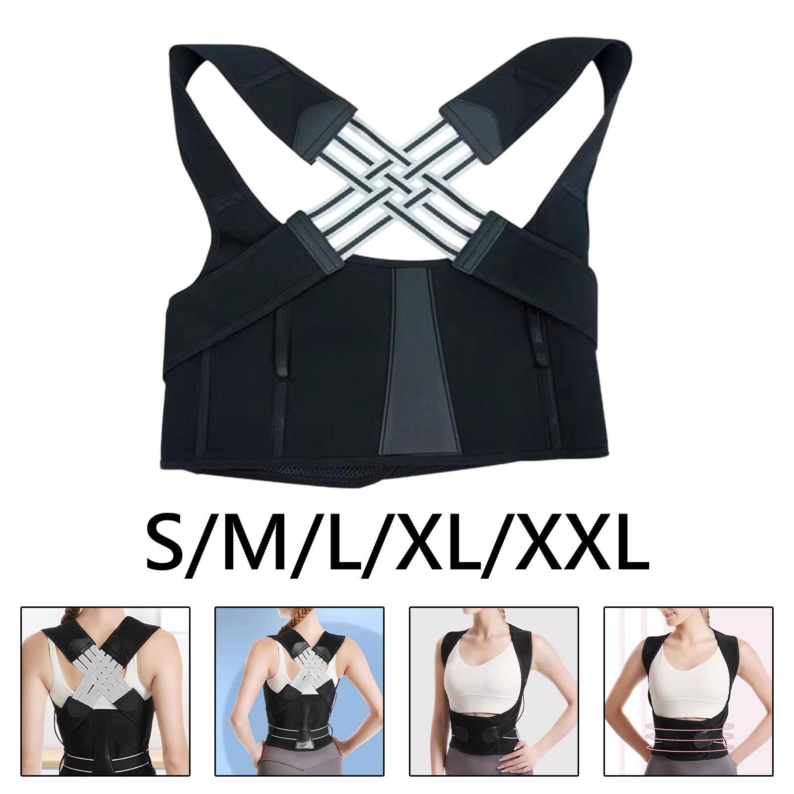 bnf bnf 2 Pieces Back Brace and Posture Corrector Comfortable Shoulder and Neck Support S|Health & Beauty| Medical, Mobility & Disability| Orthopedics & Supports| Orthotics, Braces & Sleeves