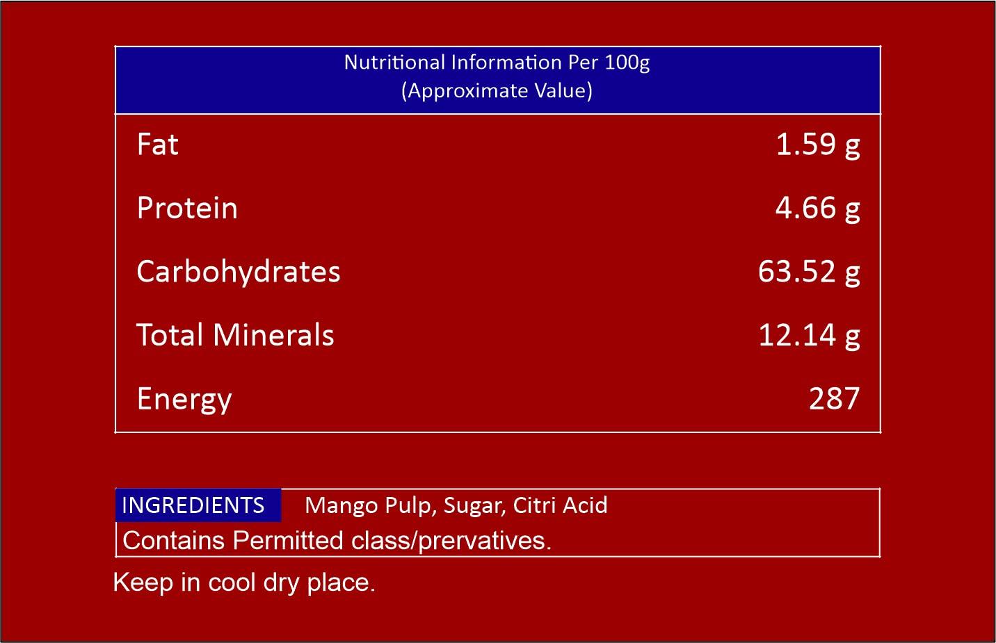 Chahat Chahat Pack Of 2 Khatta Aam Pappad Laccha Digestive Aam Papad Mango Mouth Freshener (360 G)