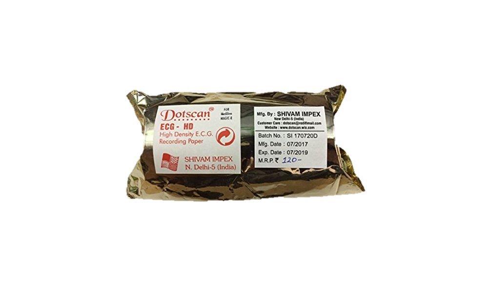 Dotscan ECG Paper Roll (106mm x 20mts) Pack of 10 Rolls