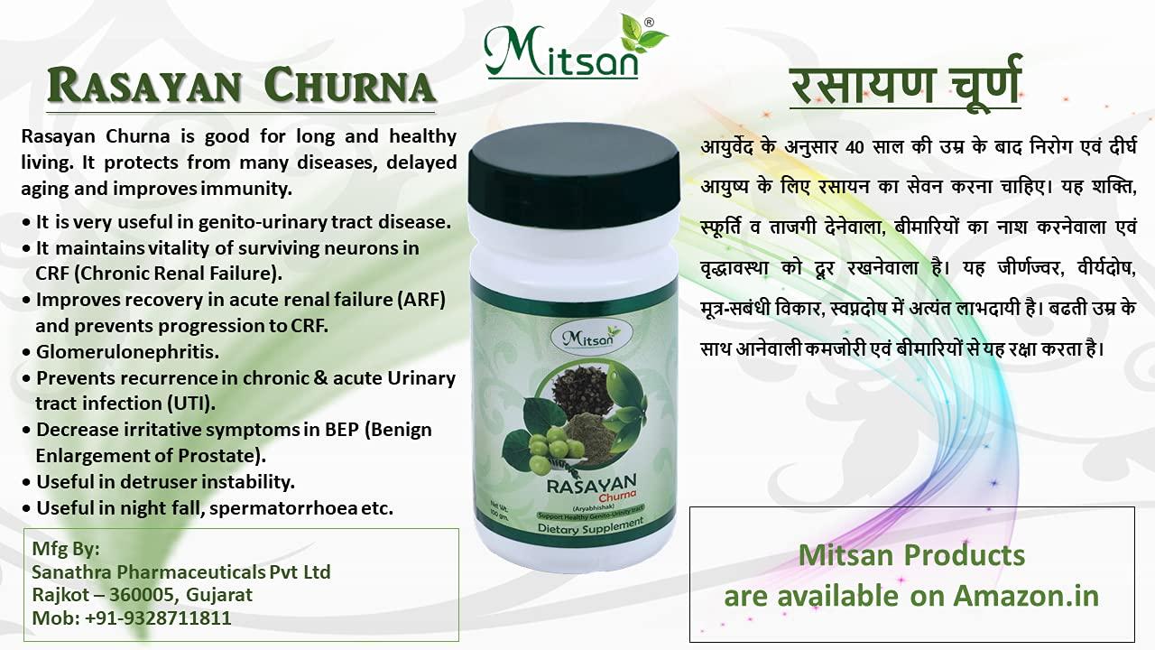 Mitsan Mitsan Rasayan Churna (Pack of 2)