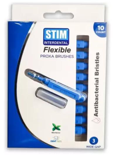 Mittal Surgdent Interdental Flexible Proxa Brushes | ISO 3 Wide Gap | Pack Of 3 [10pcs/pack]