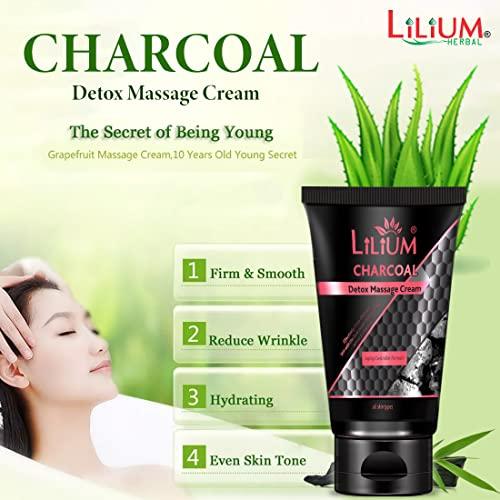 Lilium Lilium Herbal Charcoal Face Massage Cream 100ml