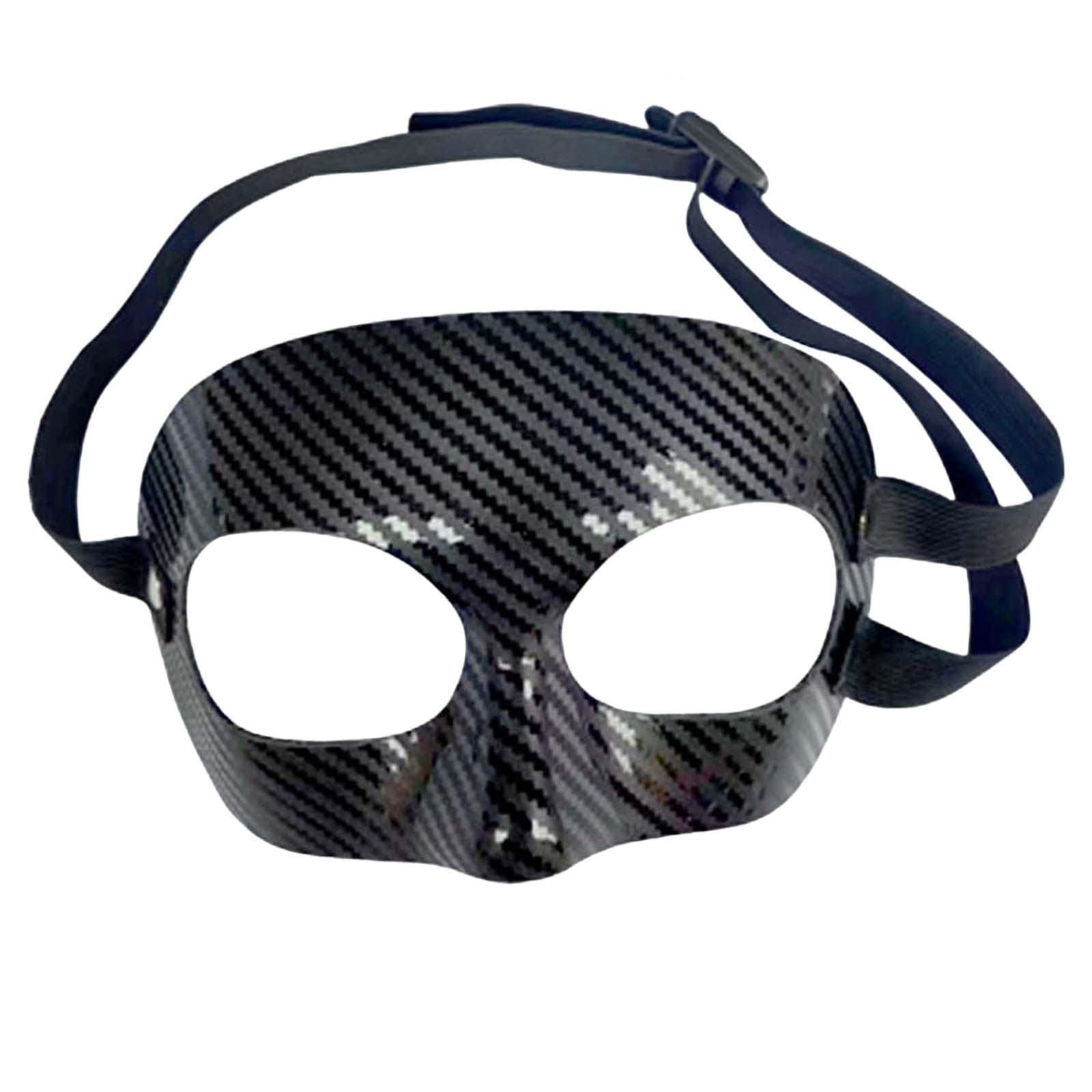 UJEAVETTE UJEAVETTE Basketball Mask Adult Men Women Nose Protector Football Mask Face Nose Guard Half Face Nose