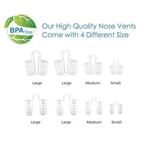 Honeytecs Honeytecs 8PCS-Snore Nasal Dilators SetSnoring Solution Devices Stop Snoring Sleep Aid to Ease Nighttime Breathing for Men Women