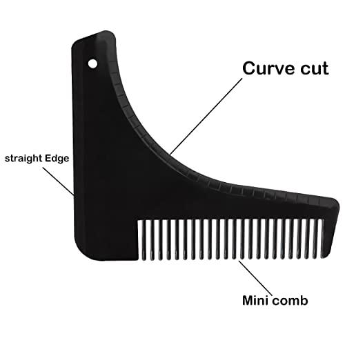 MAPPERZ MAPPERZ Beard Shaper for Men/Beard Shaper Tool kit With Comb For Home And Salon Use - Black Color