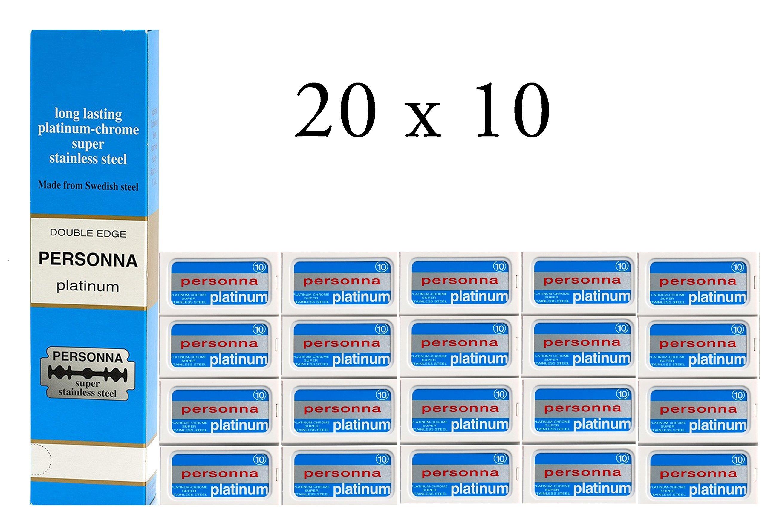 Laser Shaving 100 LASER Ultra Double Edge Safety Razor Blades with Triple Coated Edges!