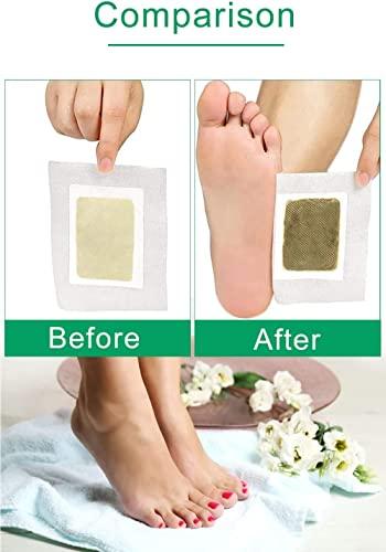 Prishva Prishva Premium Detox Organic Health Foot Patch Remove,Pain Free Foot Pads for Stress Relief Sleep, Natural ingredients Toxins Ginger Foot Detox Pads For Adhesive Foot And Body Cleansing (Pack of 50)