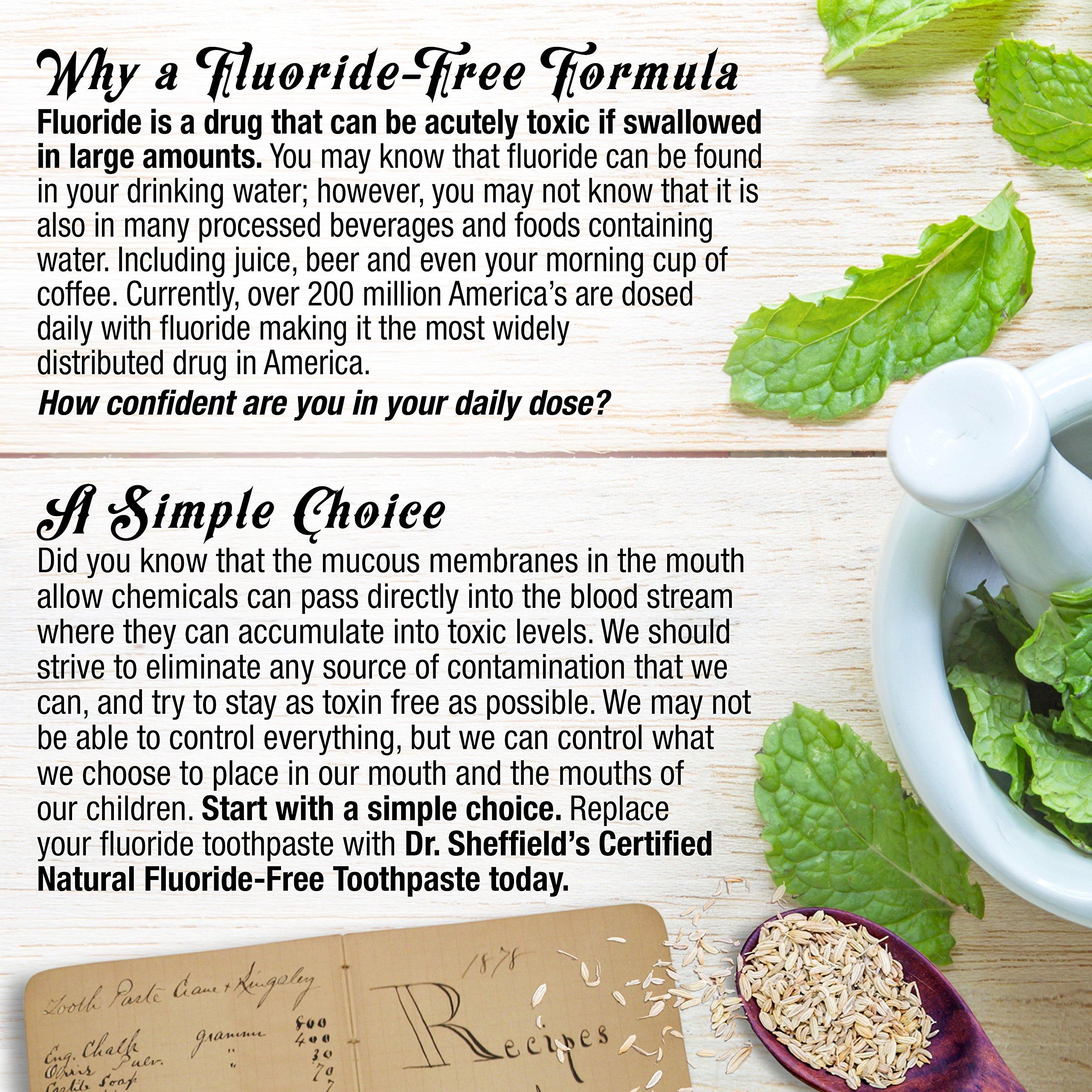 Dr. Sheffield\'s Dr. Sheffields Certified Natural Toothpaste - WINTERGREEN - 5 OZ (2 PACK)