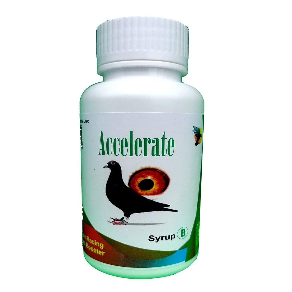 Generic Accelerate Pigeon Flying Speed Booster || Pigeon Medicine || Kabootar Medicine || Pigeon Flying Speed Stamina Booster (100.ML)