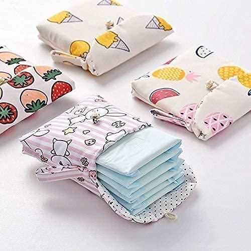 Swami Enterprise Swami Enterprise Sanitary Pad Pouch - First Period Kit (Pack of 2) Multi Color
