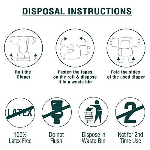 KareMed KareMed Adult Diaper Extra Large,Waist Size 127-165cm (50\"- 65\"),40 Pcs