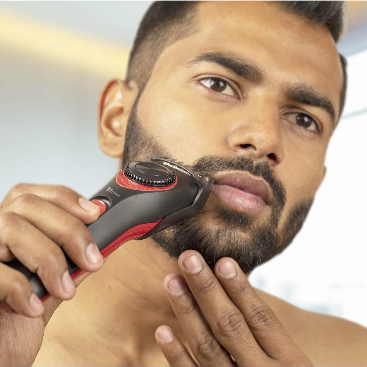 SYSKA SYSKA Ultratrim Ht700 Beard Trimmer (Black And Red),Men