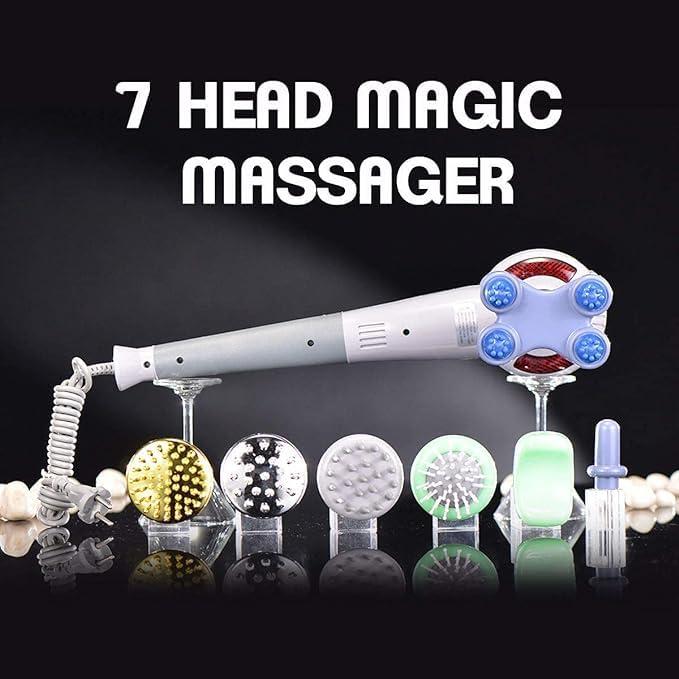 Rikriva Rikriva Magic Body Massanger factory villa Body Massager Maxtop 7-In1 Magic Complete Body Massager for pain relief Massager (Multicolor