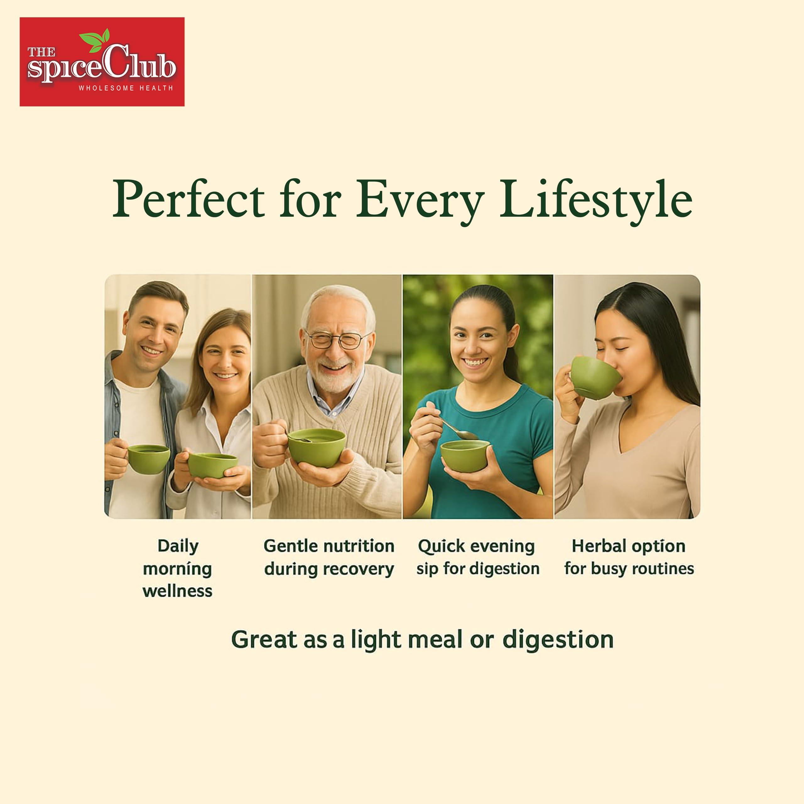 The Spice Club Agathi Keerai / August Tree Leaves Soup Mix - 100g - Delicious, Low Fat, Protein Rich, Super Fast, Make in just 5 minutes