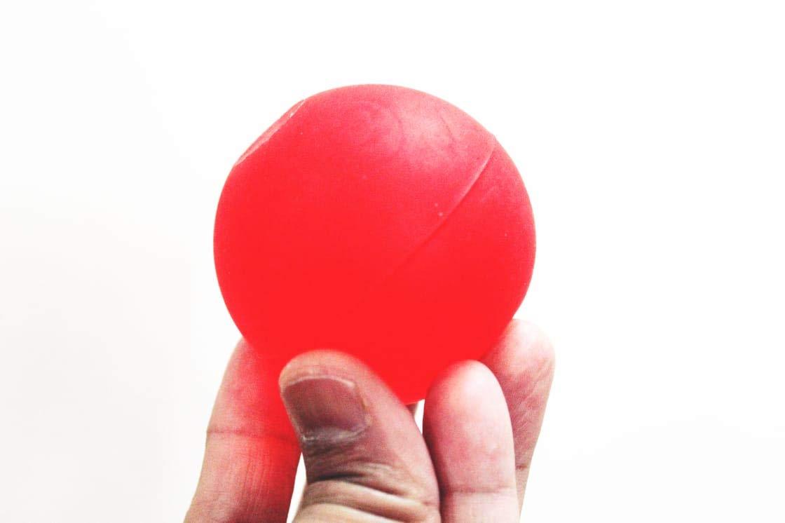 NAB NAB Gel Ball for Hand Exercise- Hand Grip Strengthener- Stress Relief Therapy- Non-Toxic BPA Free (Universal Size-Red)