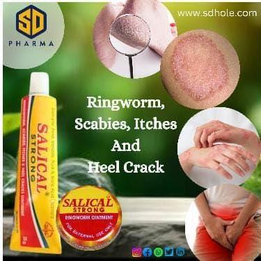 Generic SALICAL STRONG Ringworm Ointment for Skin and Fungal Infection (15g X 24)