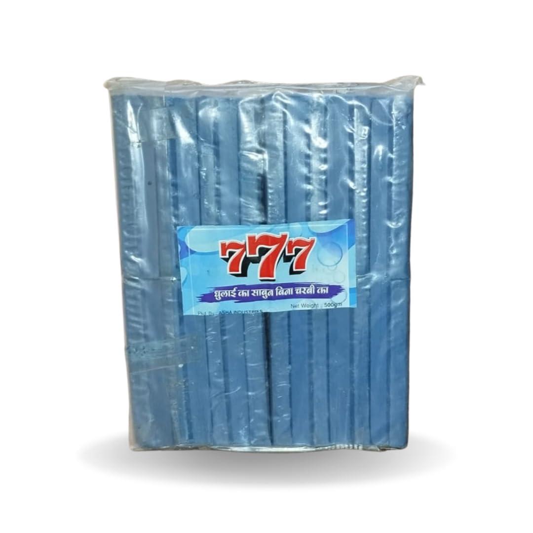 Asha Soap Blue Washing Bars 4 bars | Blue Detergent Bar Soap | Washing Soaps 800g | Light Weight