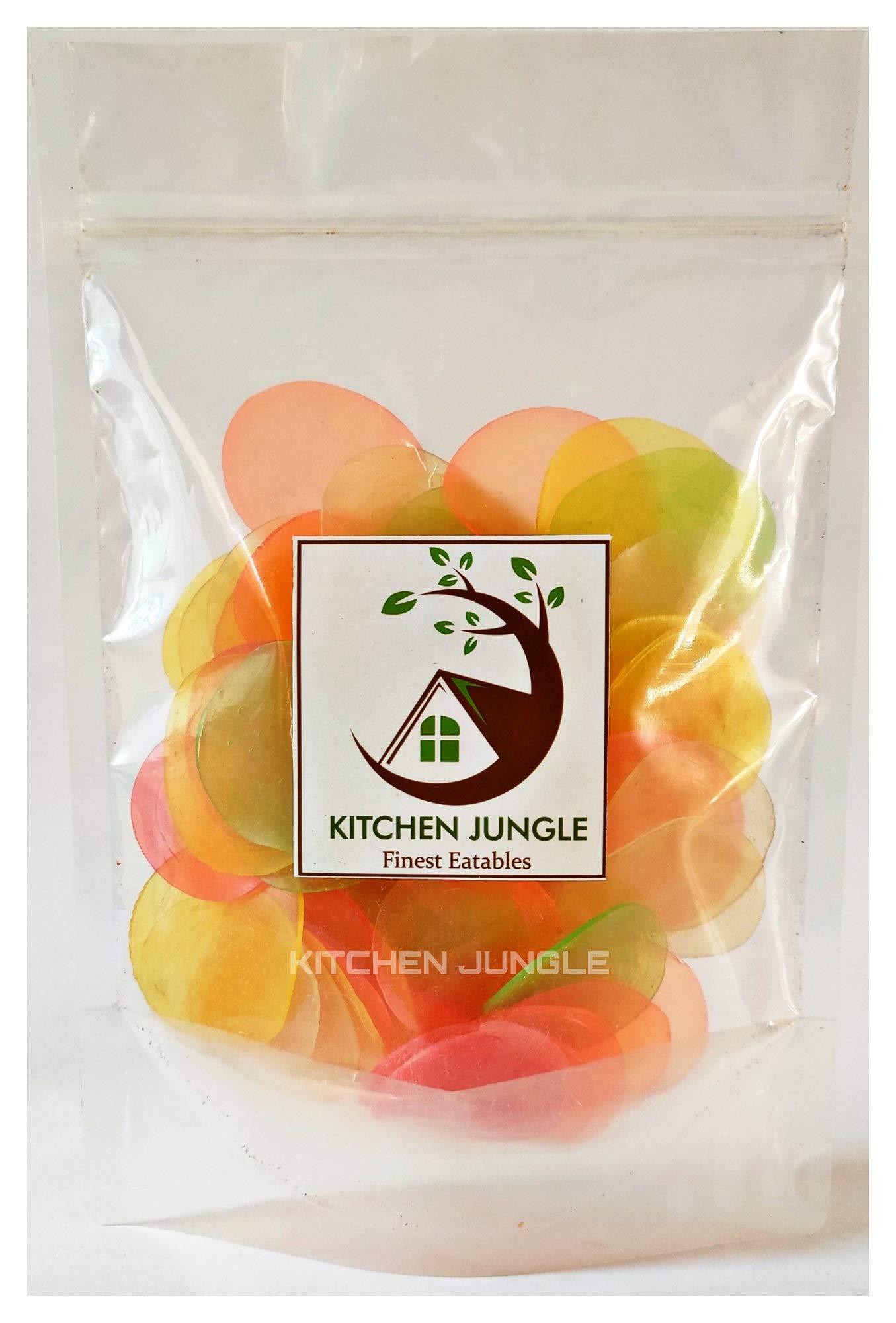 Kitchen Jungle Kitchen Jungle Colorful Sabudana (Sago) Papad Transparent (400)