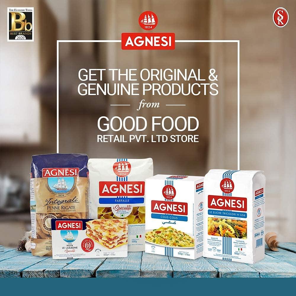 Agnesi Agnesi Fusilli Pasta, 500g l Imported from Italy l Low Calories l Zero Cholesterol l Zero Salt l No Added Sugar l Durum Wheat l