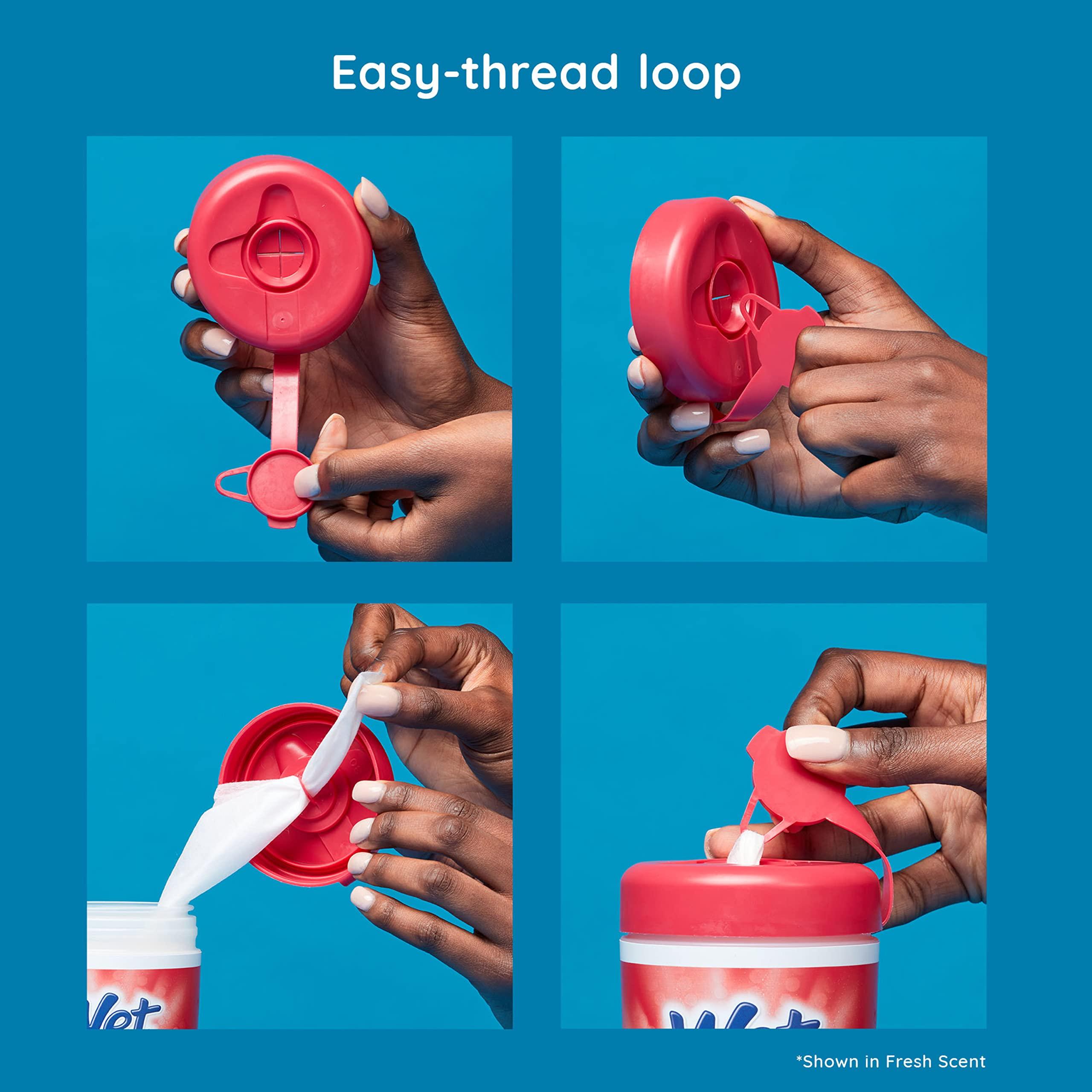 Wet Ones Wet Ones Antibacterial Hand Wipes, Fresh Scent (40 Sheets per Canister)