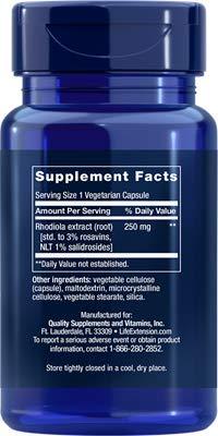 Life Extension Life Extension Rhodiola Extract 250 mg 60 Veggie Caps
