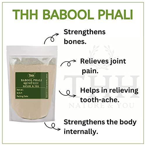 THH THH Babool Phali Powder (200 Grams), Babool Powder Fali, Babul Phali, Kikar Phali, Acacia Arabica
