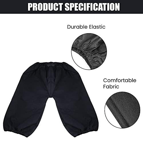 SWAGMEE SWAGMEE Ultra Soft Disposable Capri Universal Fit Opaque Fabric Ideal for Massage Spa Sauna Salon Hotel Traveling (Pack of 25, Black)