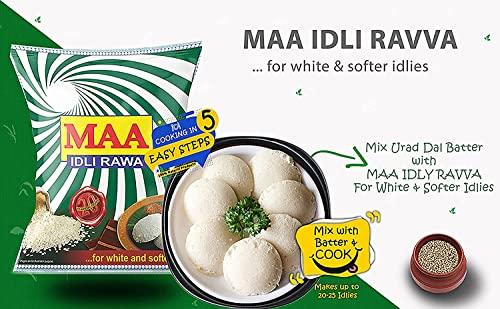 MAA MAA Combo of Multi Grain Plus Idly Rawa, Idly Rawa & Rice Rawa Each 1Kg