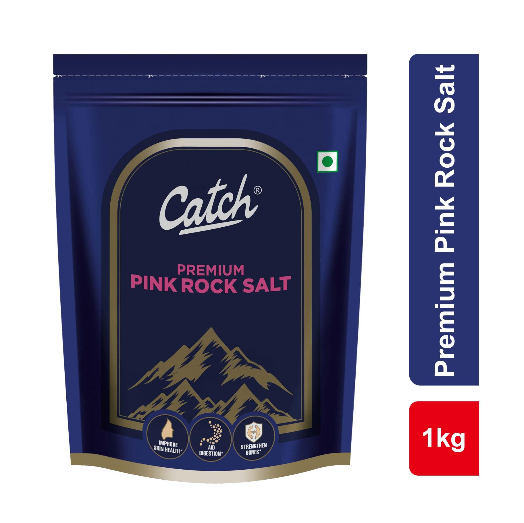 catch Catch Cumin Whole | Jeera Whole, 200g & Catch Rock Salt | Pink Rock Salt Premium | Sendha Namak 1 Kg