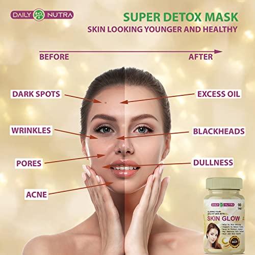 DAILY NUTRA DAILY NUTRA Skin Glow Support Skin health and immunity - 90 Veg ORANGE Chewable Tablets