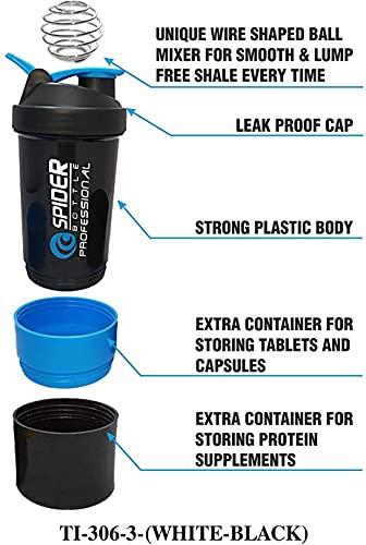 S&P TechoWorld S&P TechoWorld Combo Gym Shaker/Shaker Bottle/Gym Bottle/Protein Shaker/Water Bottle (Pack of 2)