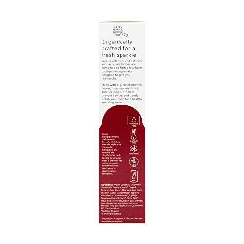 RADIUS RADIUS Organic Toothpaste, Clove Cardamom 3Oz by Radius Toothbrushes