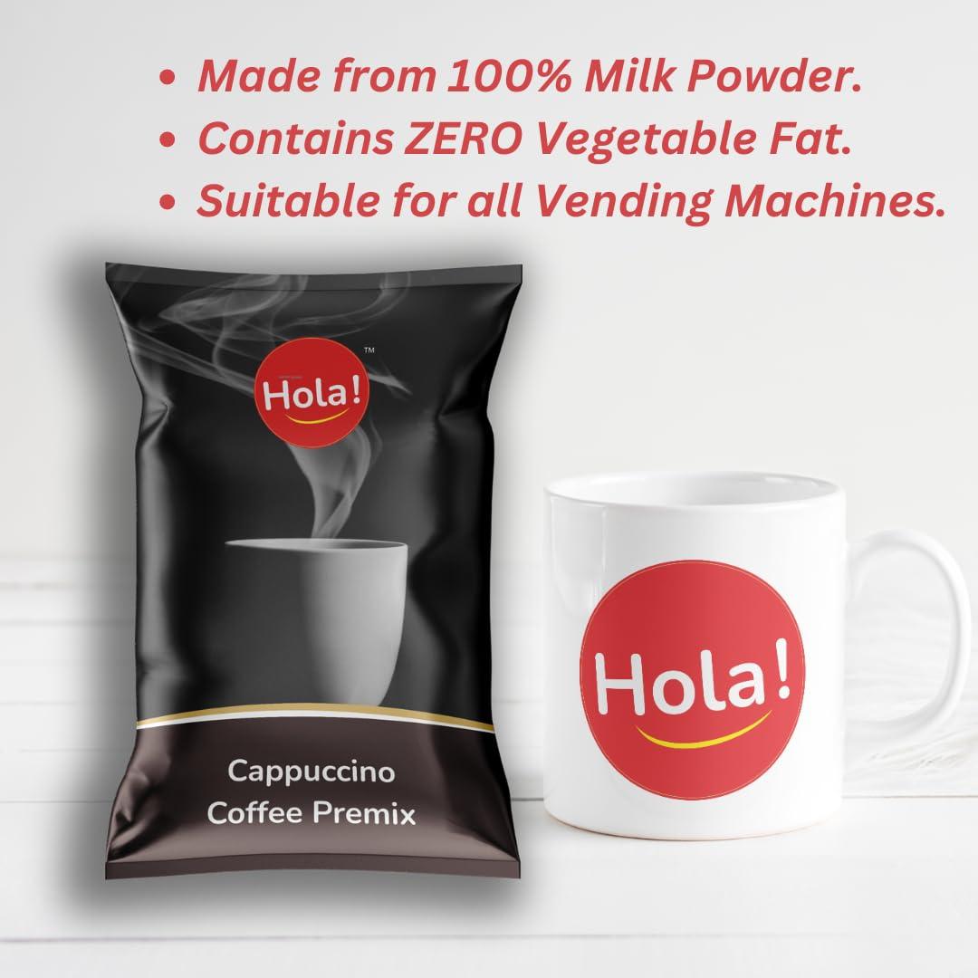 HOLA! COFFEE CAPPUCCINO PREMIX FOR VENDING MACHINE 1 KG