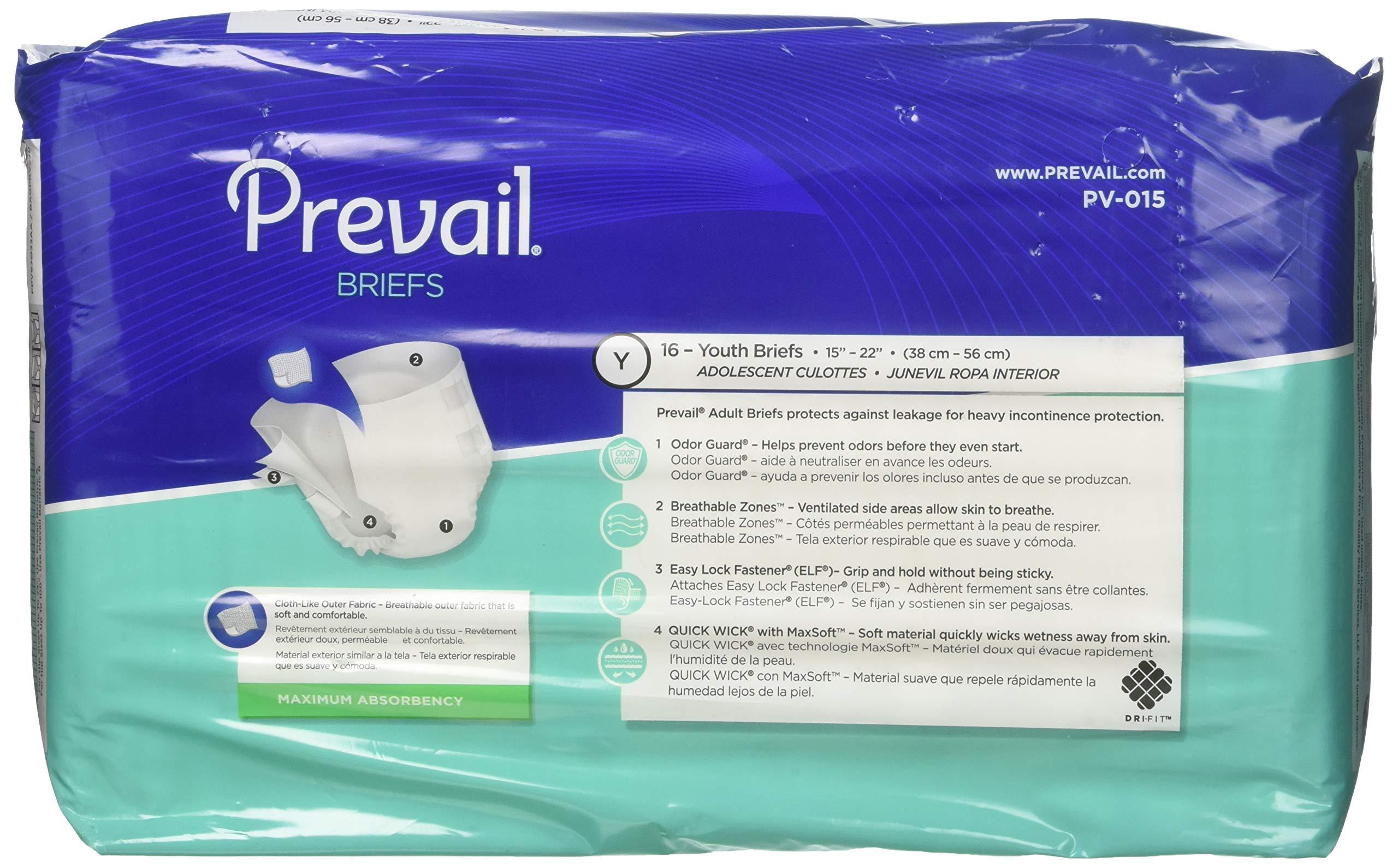 Prevail Prevail Adult Diapers - Youth (16 Count)