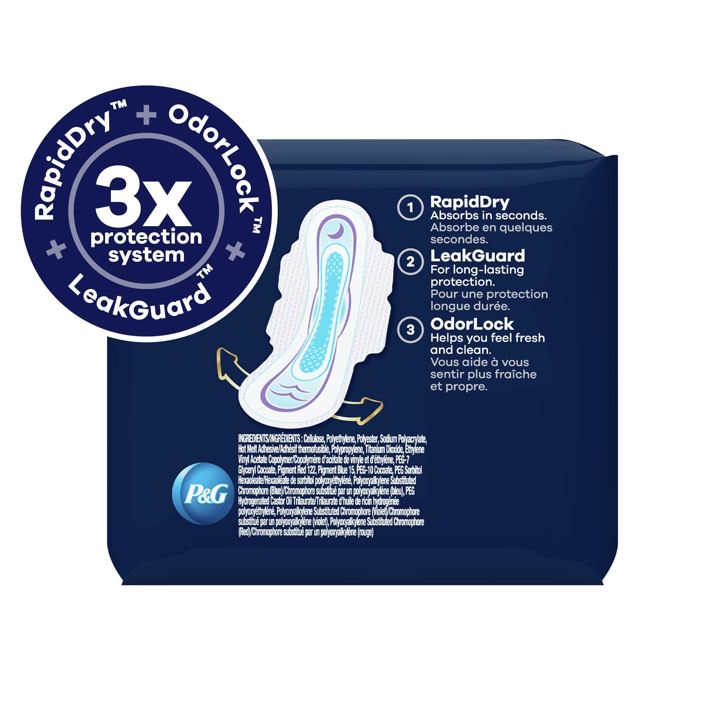 Always Always Ultra Thin Extra Heavy Overnight Pads - 34 CT