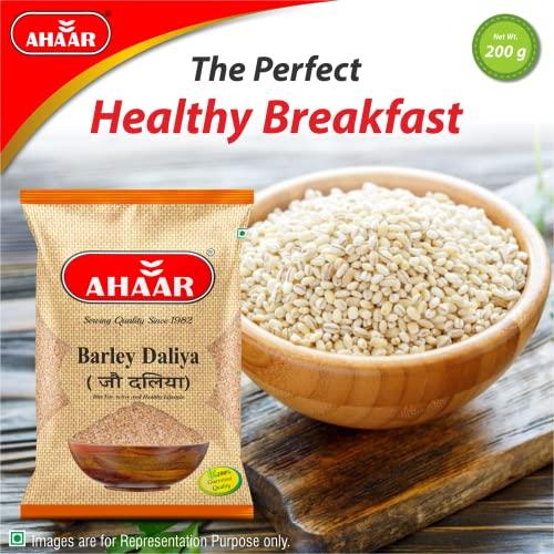 AHAAR Ahaar Barley Daliya (200g)| Jau Ka Daliya | Nutritious Dalia | Barley Porridge
