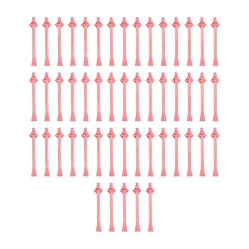 ATORSE ATORSE 50 Pieces Nose Waxing Kit Easy Nose Ear Hair Instant Removal Kits For Women Men Pink