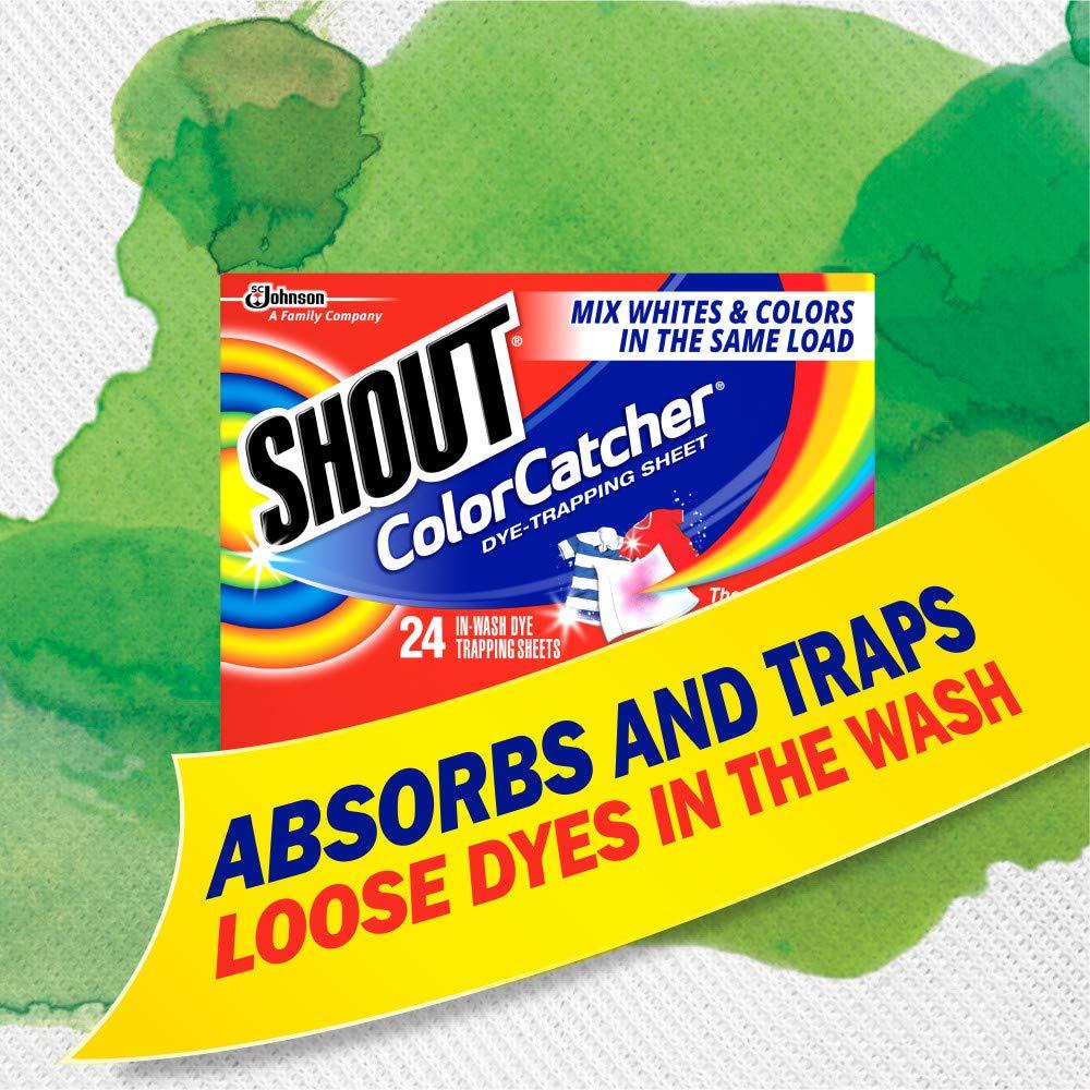 SHOUT Shout Color Catcher Dye Trapping Sheets, 72.0 Count