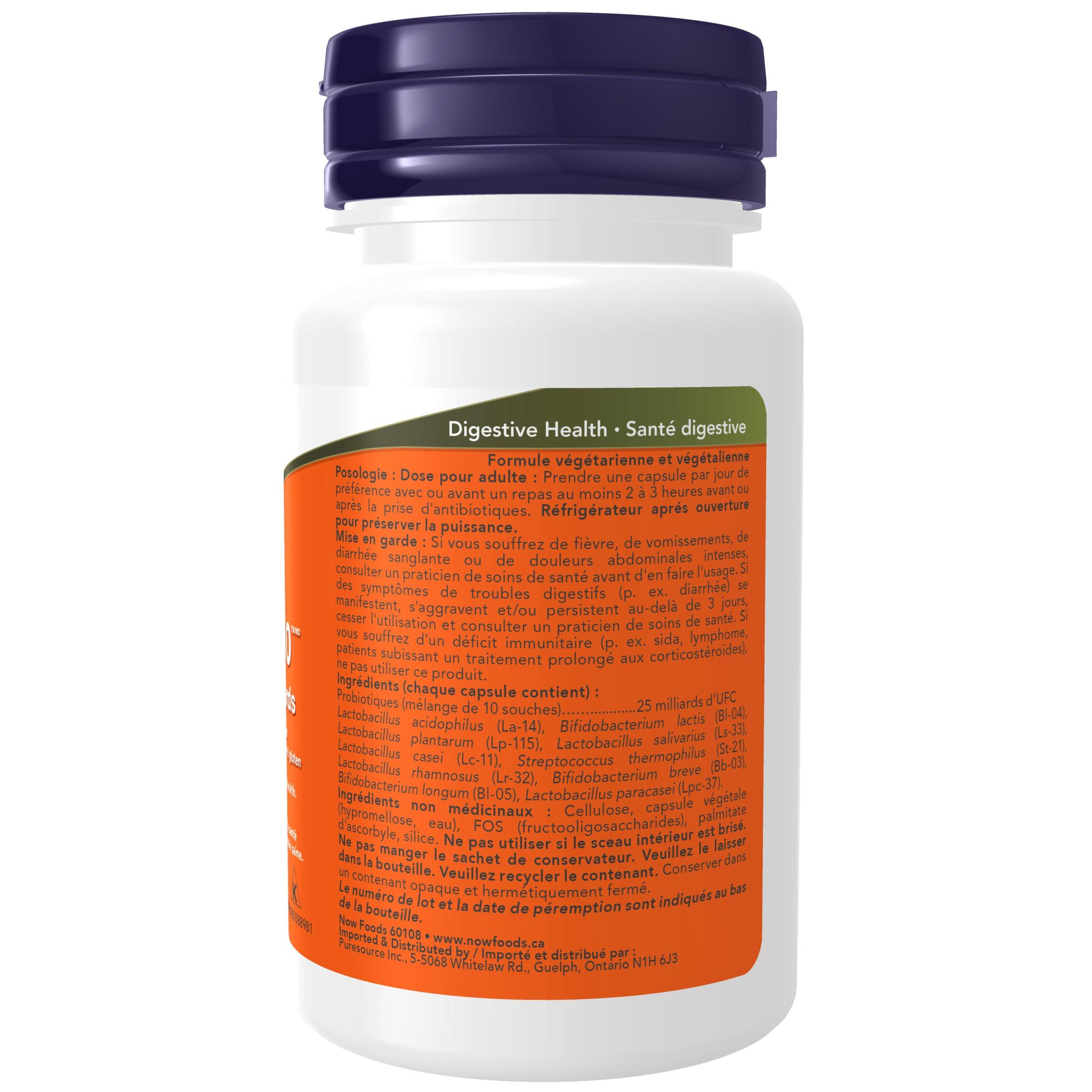 Now Foods Now Probiotic-10 25 Bill (10 Strains) 50vcap (RR) (DF)