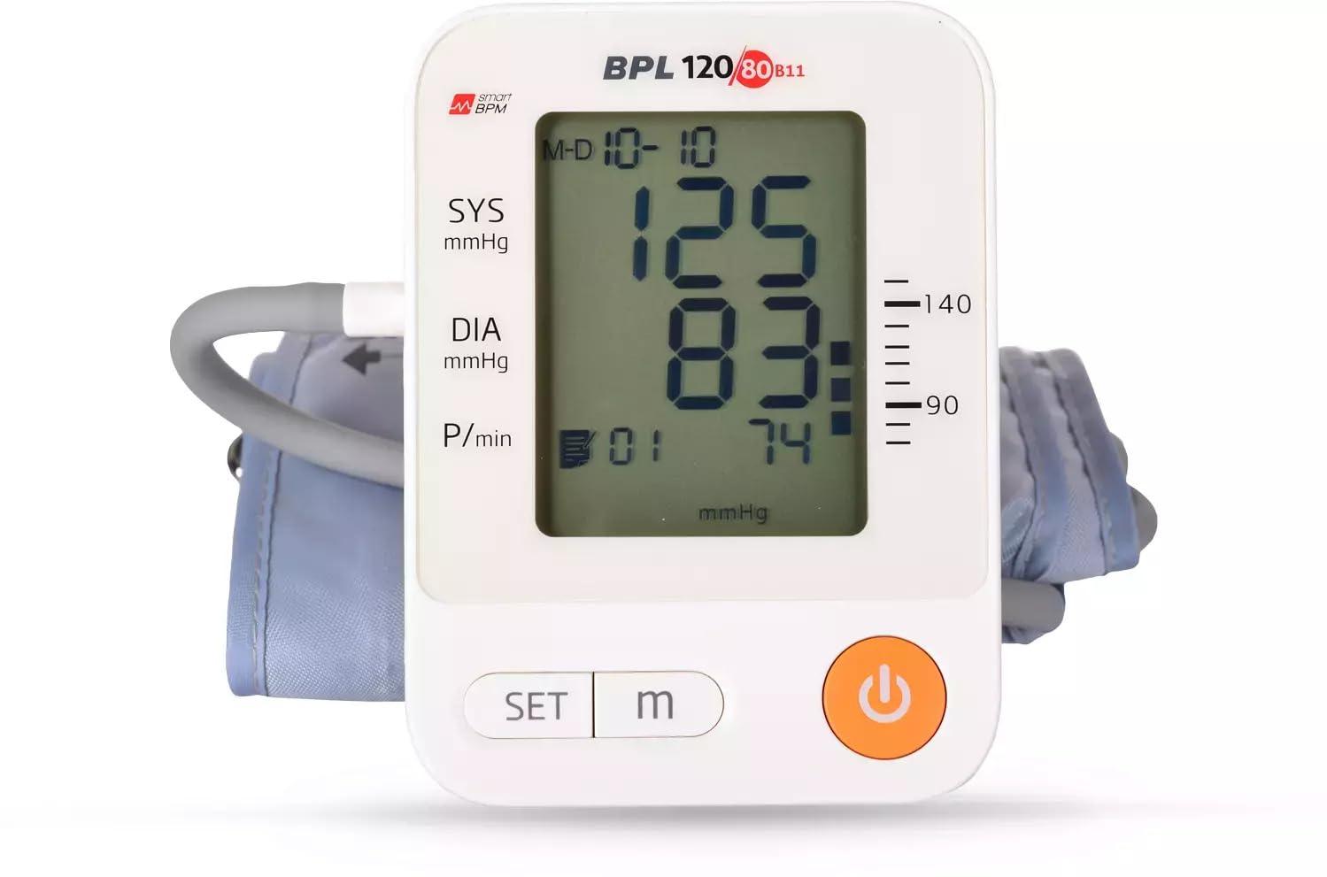 BPL Medical Technologies BPL Medical Technologies Automatic Blood Pressure Monitor BPL 120/80 B11 - (White)