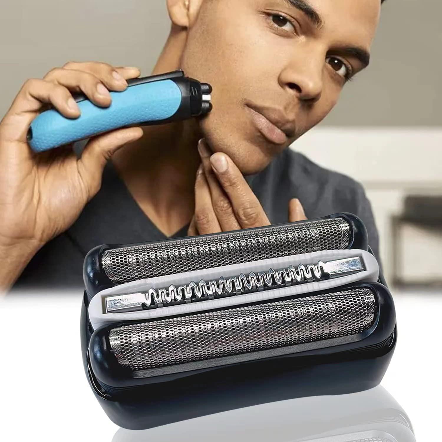 YIQAN YIQAN 32B S3 Replacement Shaver Heads Part Accessories for Braun Series 3 Shaving Razor Replacement Head, Shaving Head for 3010s 320 330 340 370cc 3090cc 350cc-4 390cc-4 3000s 3040s 3050cc (1Q)