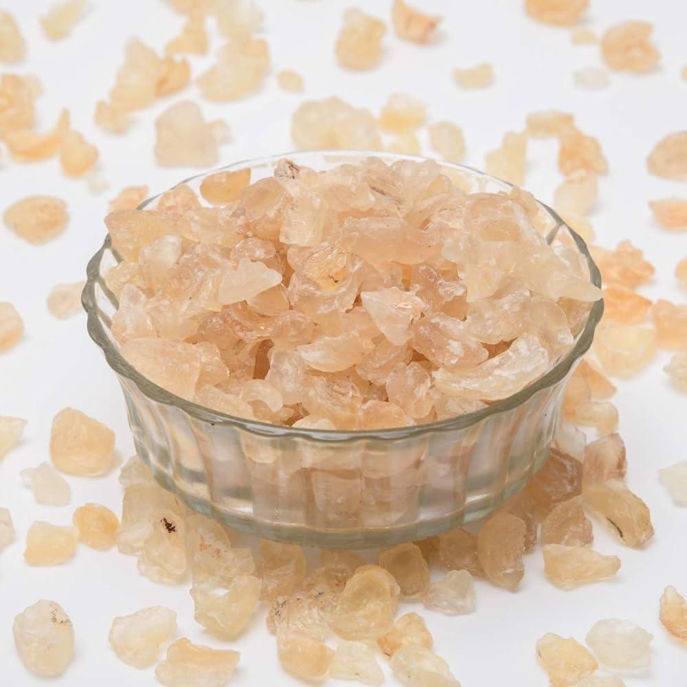 Veganic Veganic Gond/Gund/Gound (Edible Gum) Natural Flavour | Gond Katira | | Tragacanth Gum | Kathila Gum | Kathila Gond | Dink Katora | Gaund Kani (400 g)