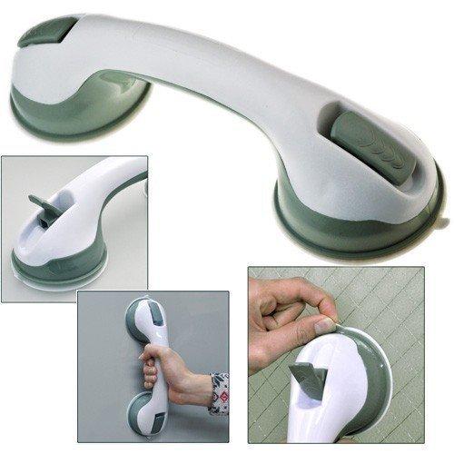 PARVY PARVY Non Slip Bathroom Accessories Suction Handle Helping Handle Handrail for Old Age People & Children Bathroom Bath Tub Shower Washroom Toilet Room Wash Area Grab Bar (1Pcs)