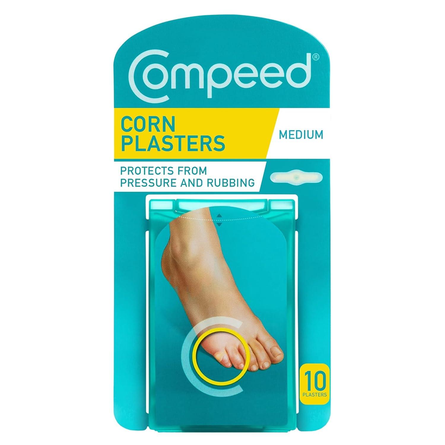 Compeed Compeed Corn Bandage For Foot Finger Rubbing Protection, Foot Corn Remover Bandages, Medium_10 Pc Pack