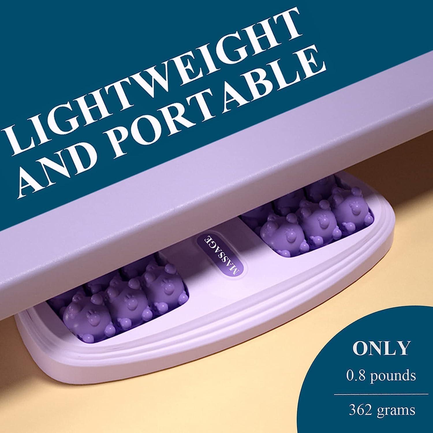 Zorzel Zorzel Foot Massager Roller, Shiatsu Massage for Plantar Fasciitis, Heel, Arch, Muscle Aches, Foot Pain, Reflexology Tool, Stress Relief, Relaxation Practical Gifts for Men Women - Multicolor