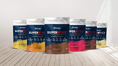 Tatanka Nutrition Tatanka Nutrition Super Whey Protein | 24G Protein | 30 SERVINGS | NATURAL COLOURS |ZERO PRESERVATIVES | 1KG (Real Strawberry)