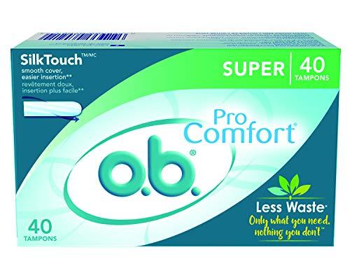 o.b. o.b. Pro Comfort Applicator Free Digital Tampons, Super - 40 Count